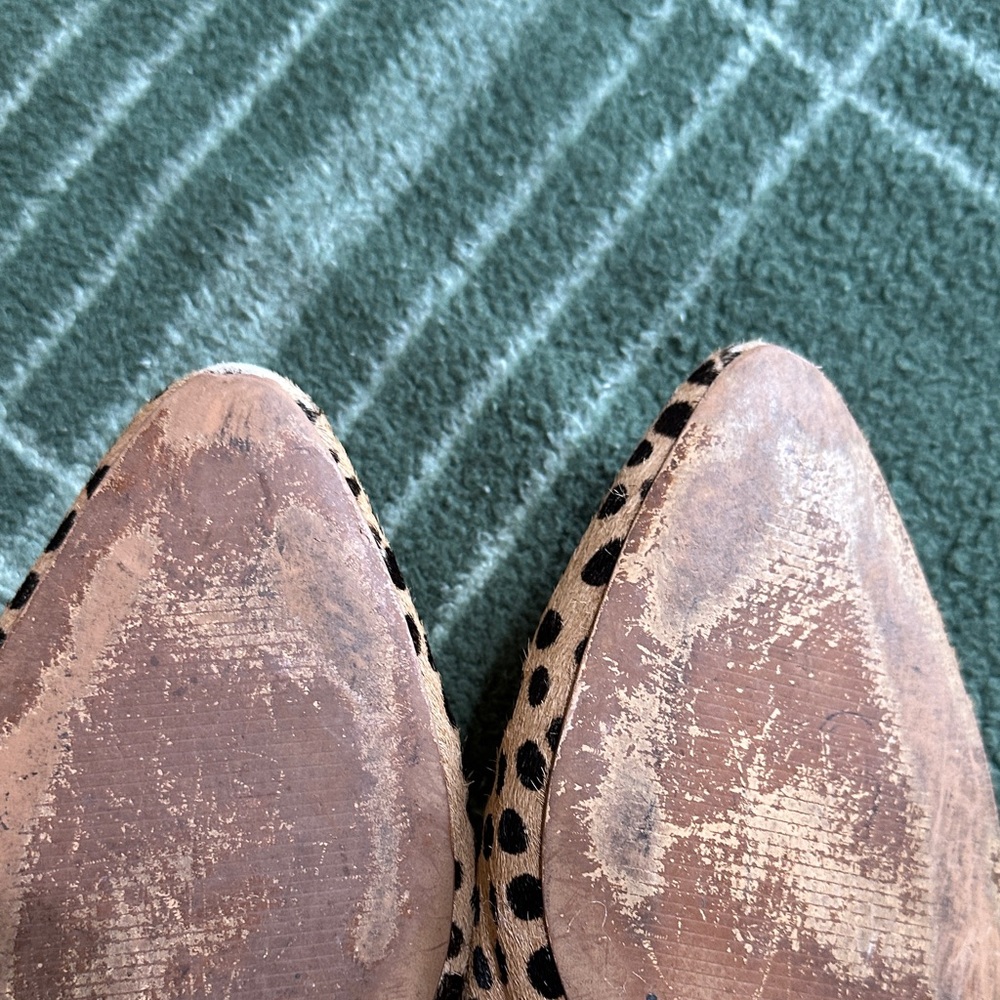 Madewell Leopard Print Women's Mules 8.5 - Picture 6 of 8